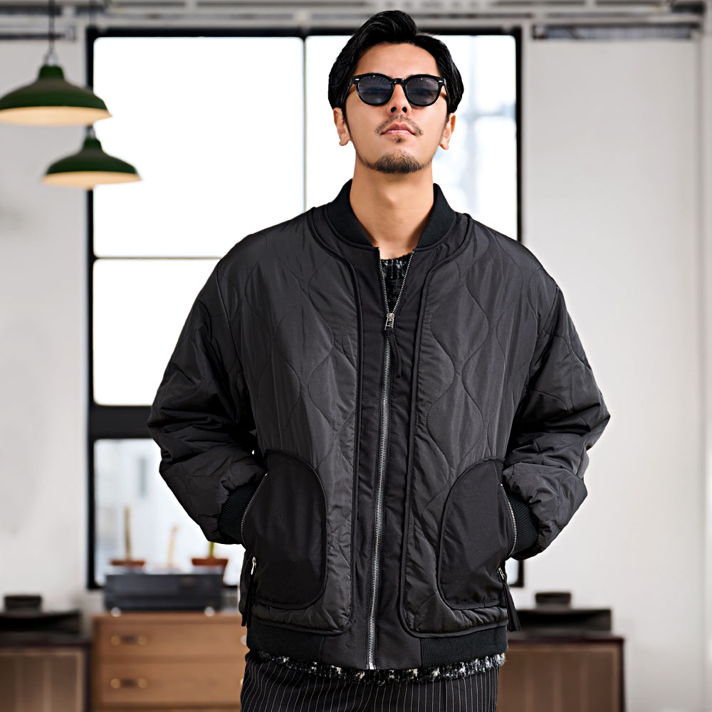 CavariA（キャバリア） ボンバージャケット メンズ アウター