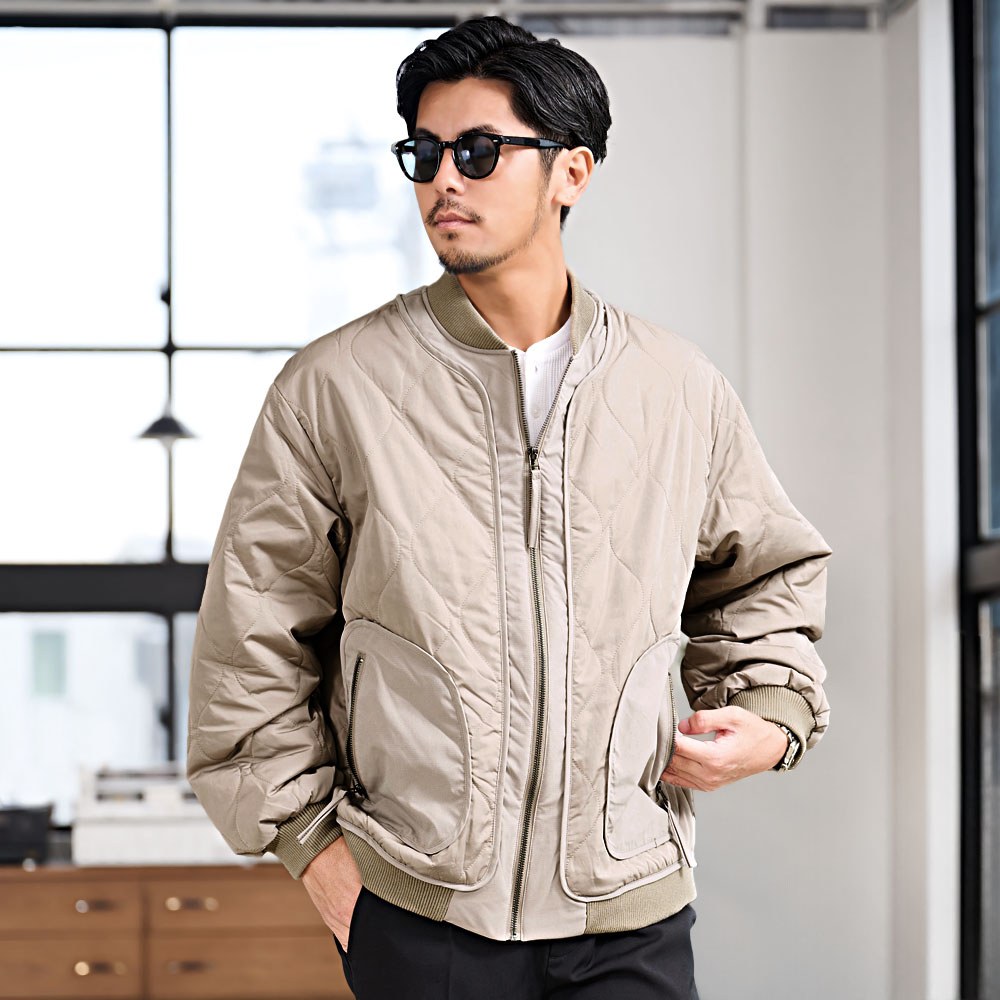 CavariA（キャバリア） ボンバージャケット メンズ アウター