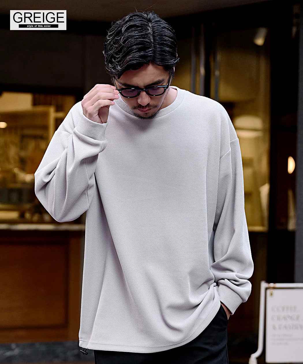 CavariA（キャバリア） 長袖Tシャツ メンズ ロンT インナー 薄手