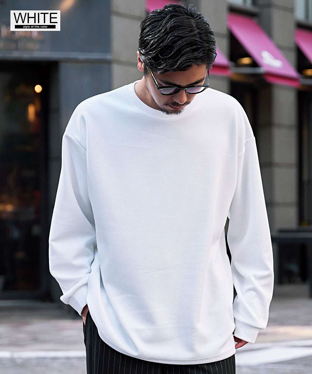 CavariA（キャバリア） 長袖Tシャツ メンズ ロンT インナー 薄手