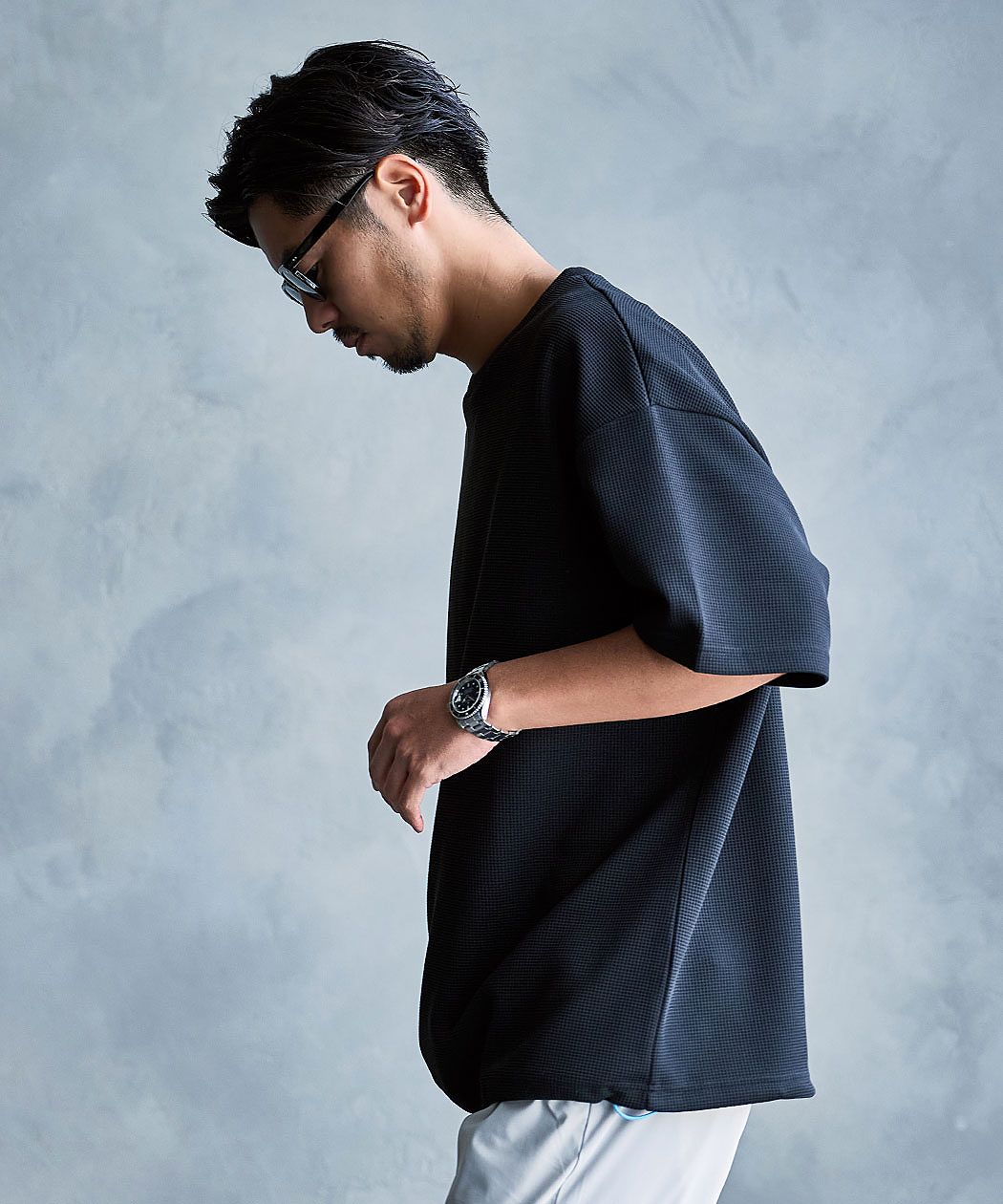 CavariA（キャバリア） Tシャツ メンズ 半袖 大きいサイズ クルー