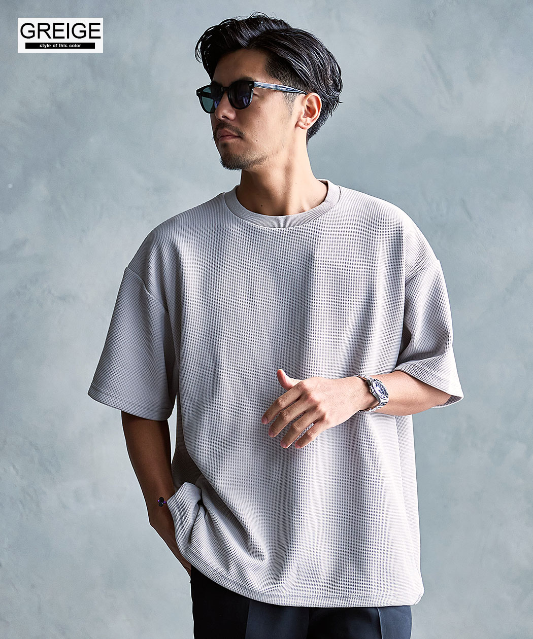 CavariA（キャバリア） Tシャツ メンズ 半袖 大きいサイズ クルー