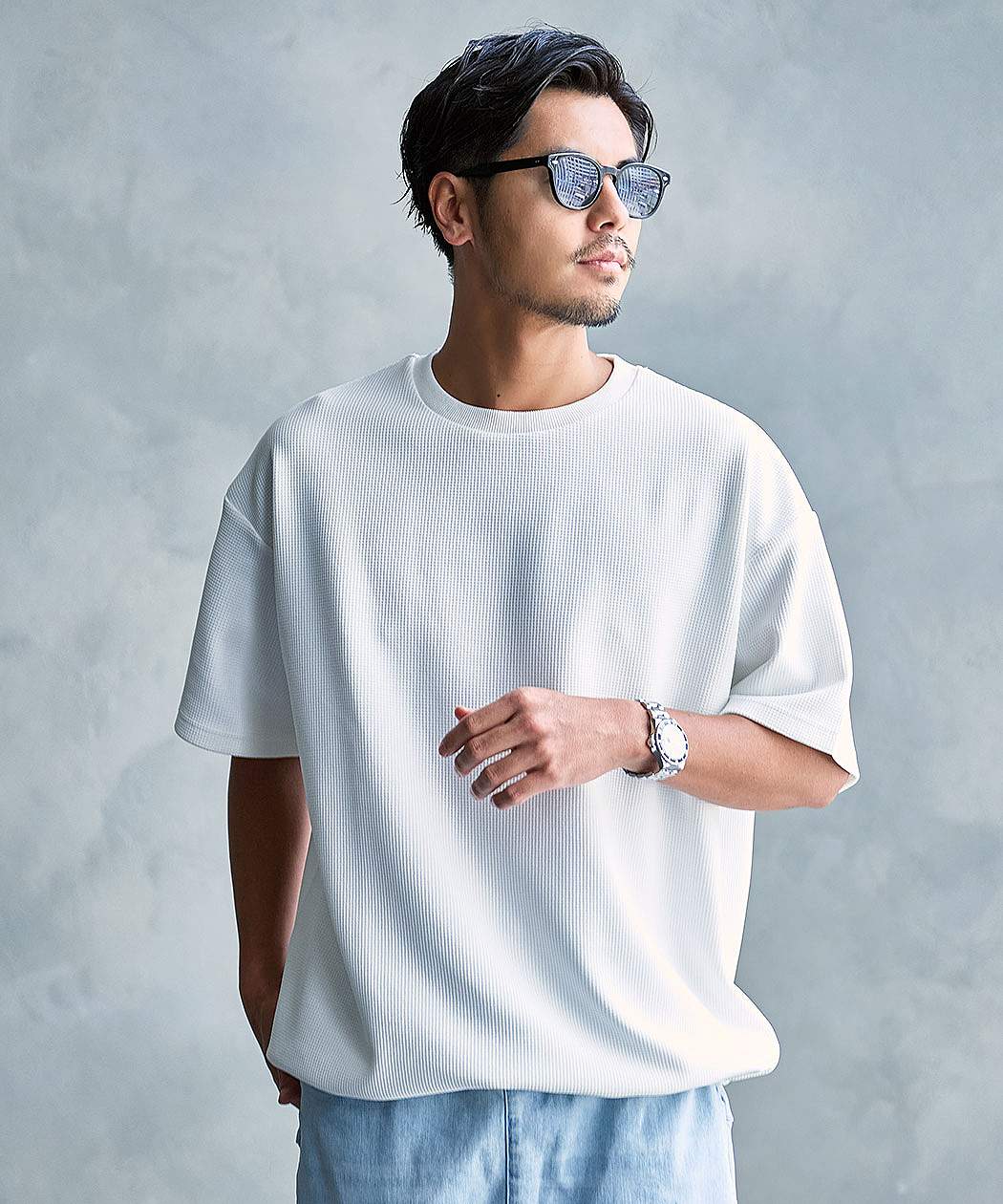 CavariA（キャバリア） Tシャツ メンズ 半袖 大きいサイズ クルー