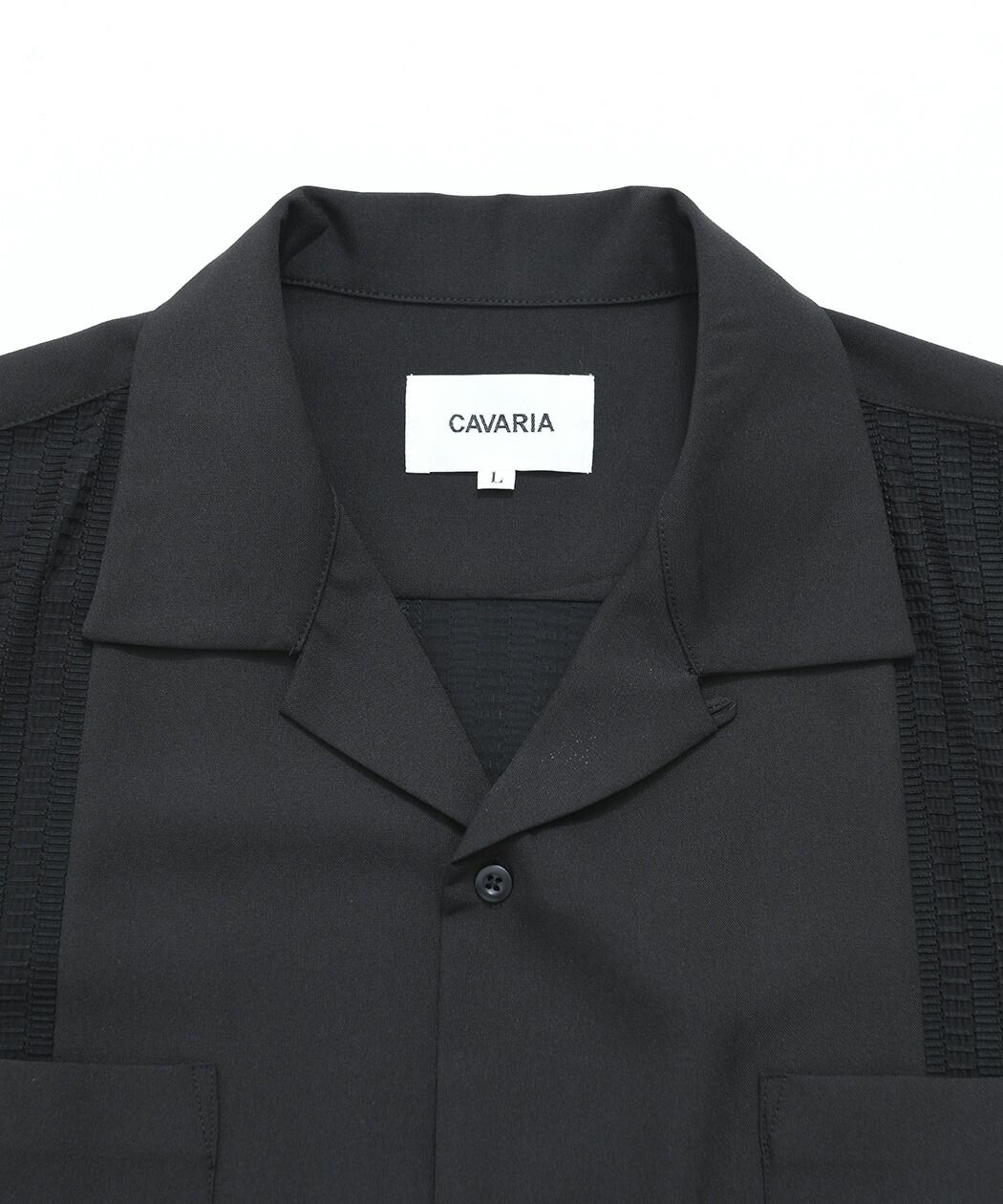 CavariA（キャバリア） キューバシャツ メンズ 半袖 開襟 オープン