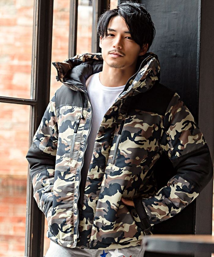 プレゼント サプライズ OVERCOAT DROPPED SHOULDER ポリエステル 中綿