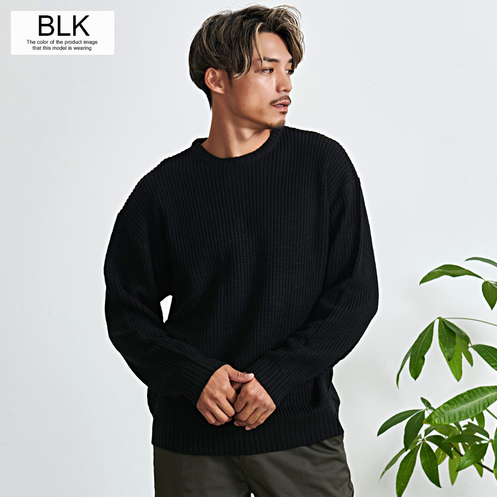 CavariA（キャバリア） ニット セーター メンズ 長袖 ブランド 暖かい