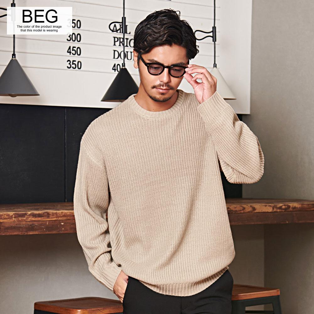 CavariA（キャバリア） ニット セーター メンズ 長袖 ブランド 暖かい