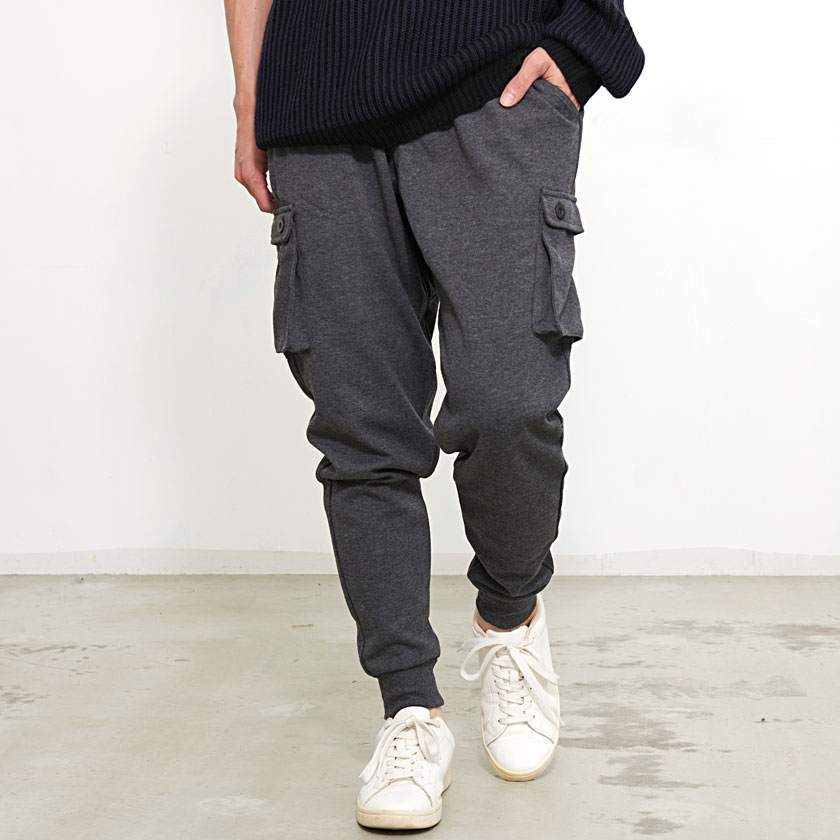 CavariA カーゴパンツ メンズ スリム ストレッチ テーパード