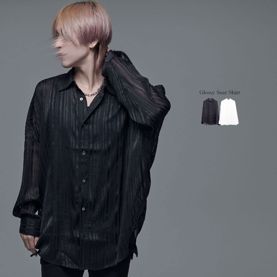 CavariA シアーシャツ メンズ レディース 長袖 おしゃれ 薄手 CavariA シアーシャツ メンズ レディース 長袖 おしゃれ 薄手