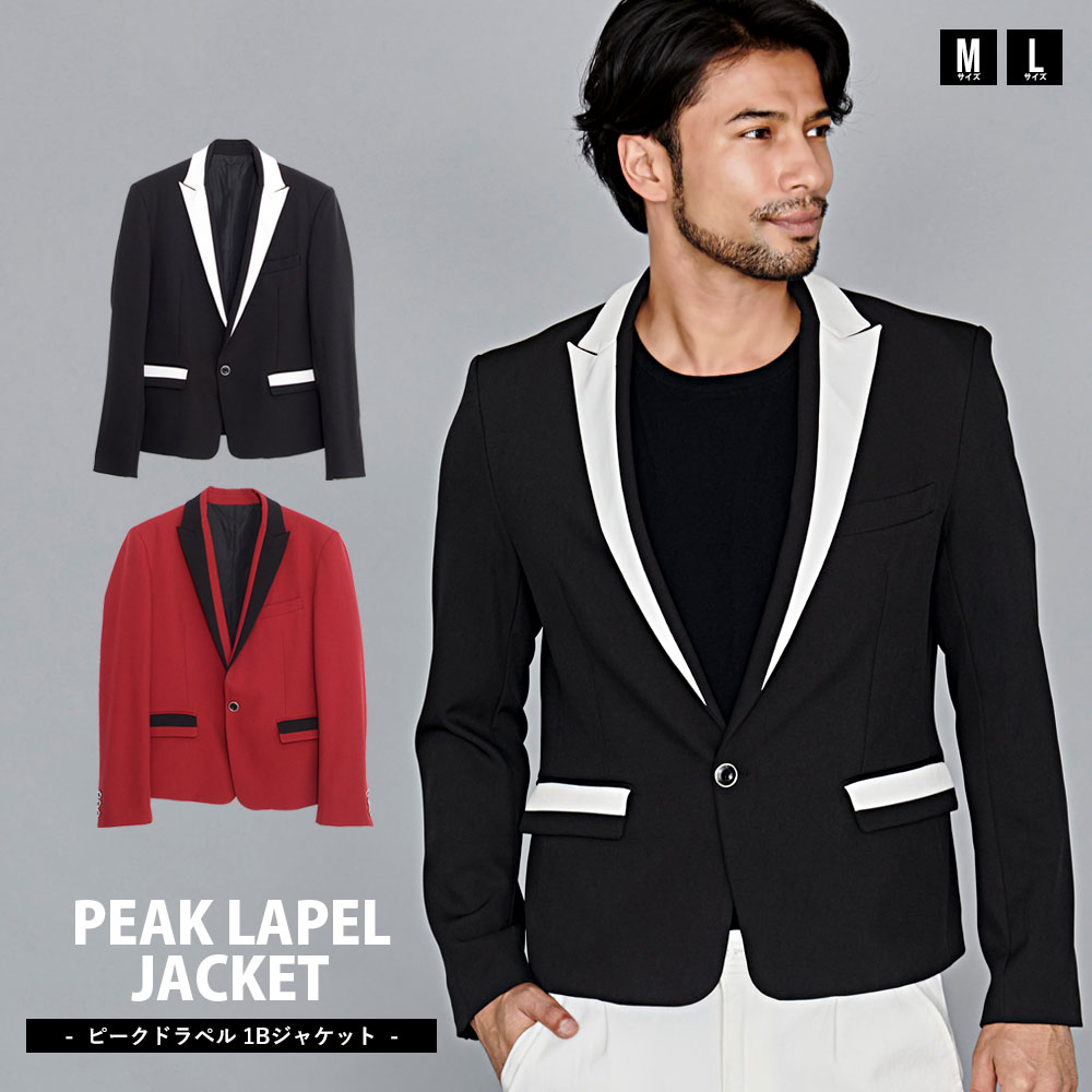 CavariA（キャバリア） テーラードジャケット メンズ ピークドラペル