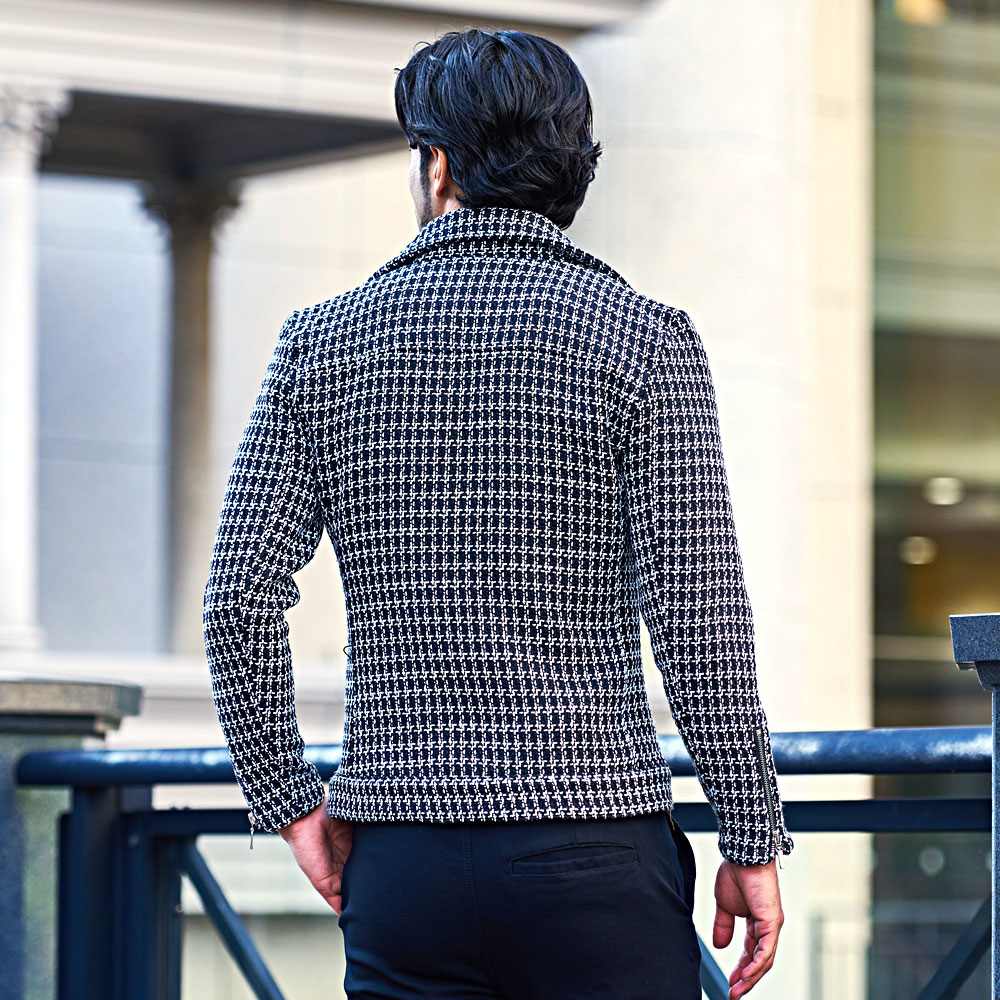 CavariA（キャバリア） ライダースジャケット メンズ ダブル アウター