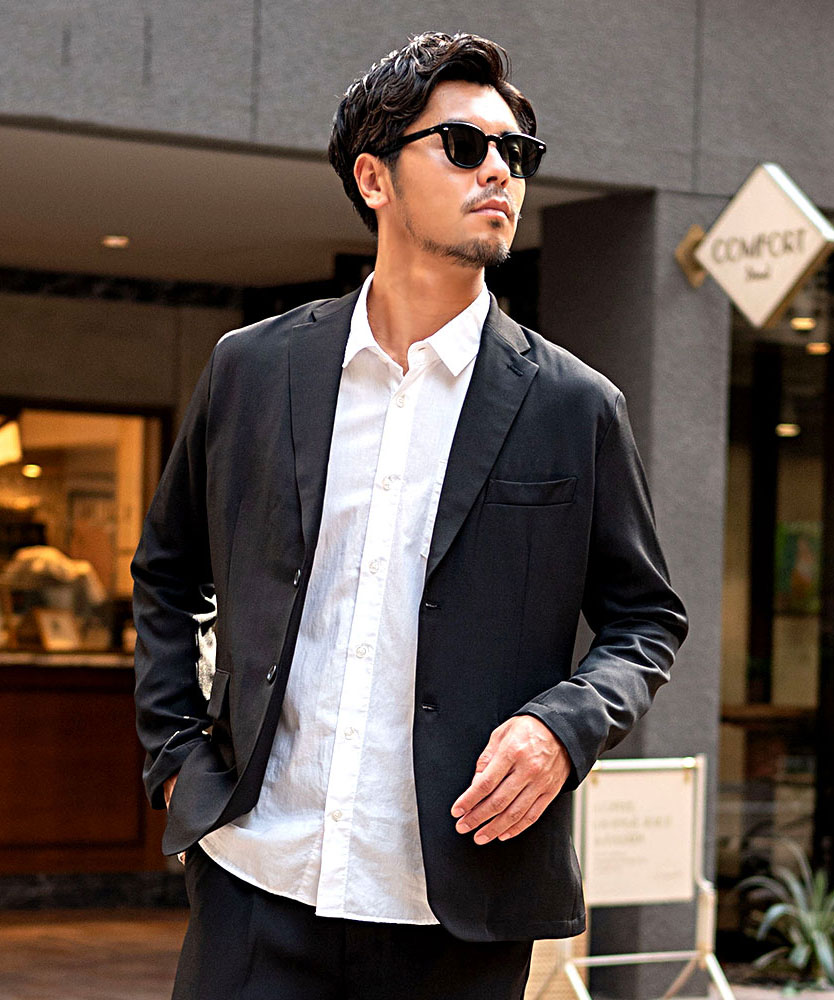 CavariA セットアップ メンズ スーツ 夏 ブランド 大きいサイズ