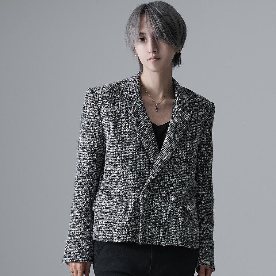 CavariA(キャバリア) ジャケット メンズ ダブルジャケット ツイード CavariA(キャバリア) ジャケット メンズ ダブルジャケット ツイード