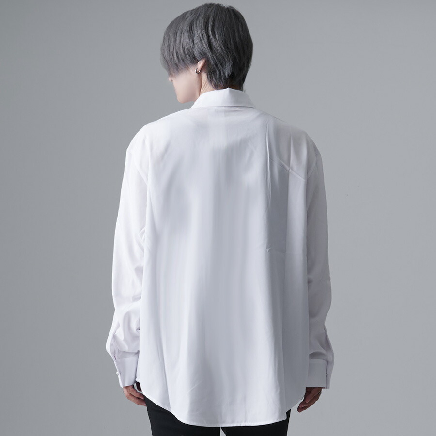 CavariA（キャバリア） フリルシャツ メンズ 長袖 ブラウス ドレス