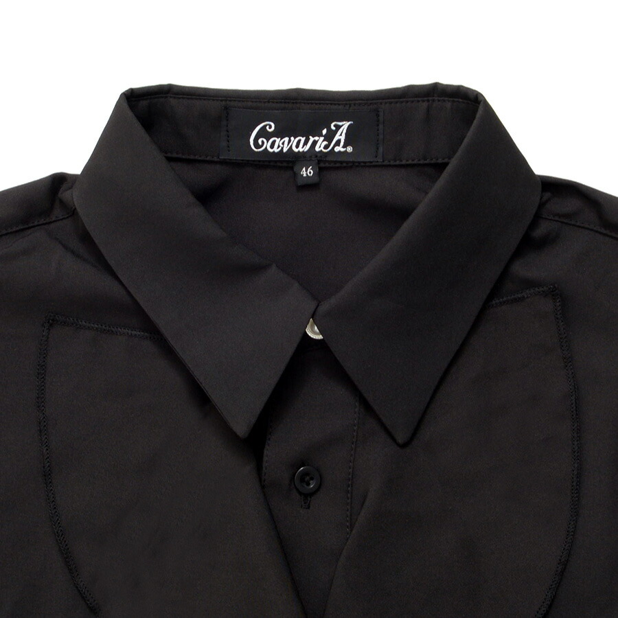 CavariA（キャバリア） フリルシャツ メンズ 長袖 ブラウス ドレス