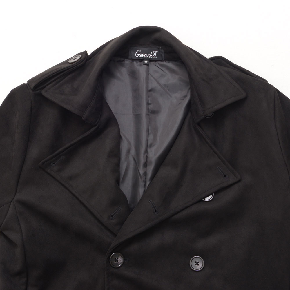CavariA（キャバリア） トレンチコート メンズ アウター フェイク