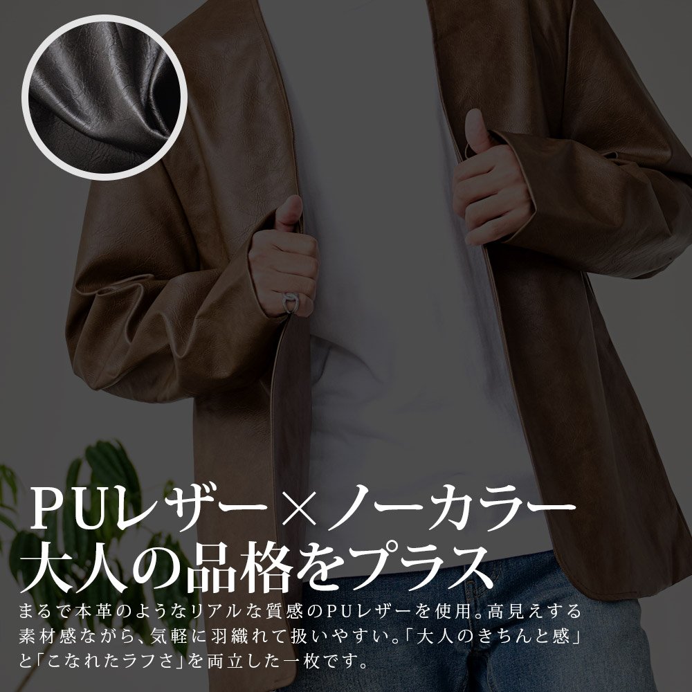 CavariA（キャバリア） レザージャケット メンズ アウター 革ジャン