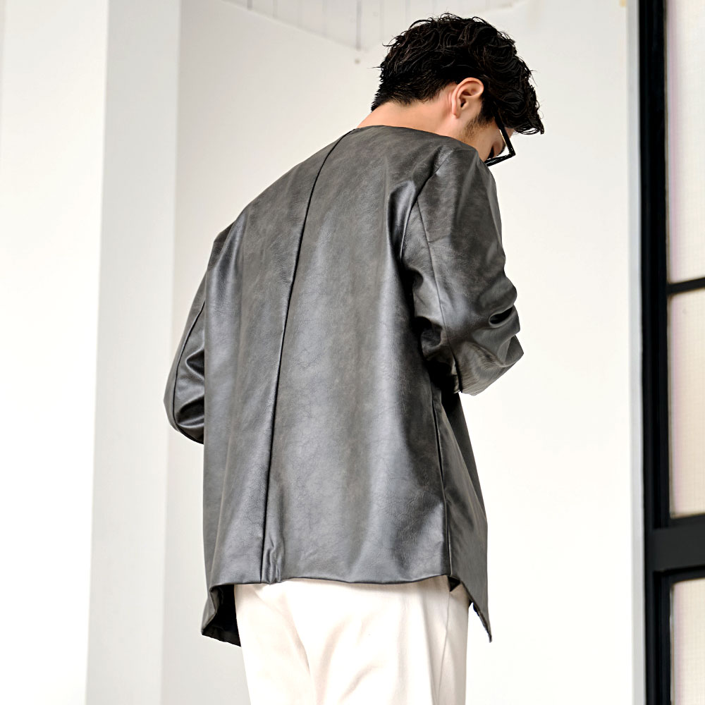 CavariA（キャバリア） レザージャケット メンズ アウター 革ジャン