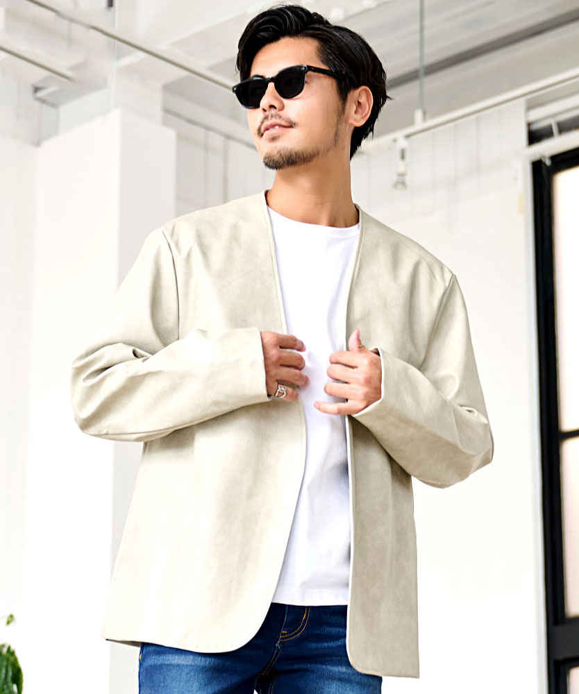 CavariA（キャバリア） レザージャケット メンズ アウター 革ジャン