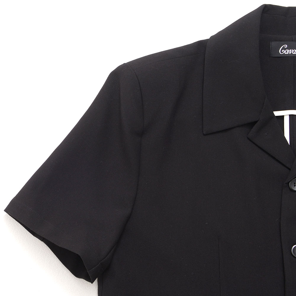 CavariA（キャバリア） シャツジャケット メンズ セットアップ可 半袖