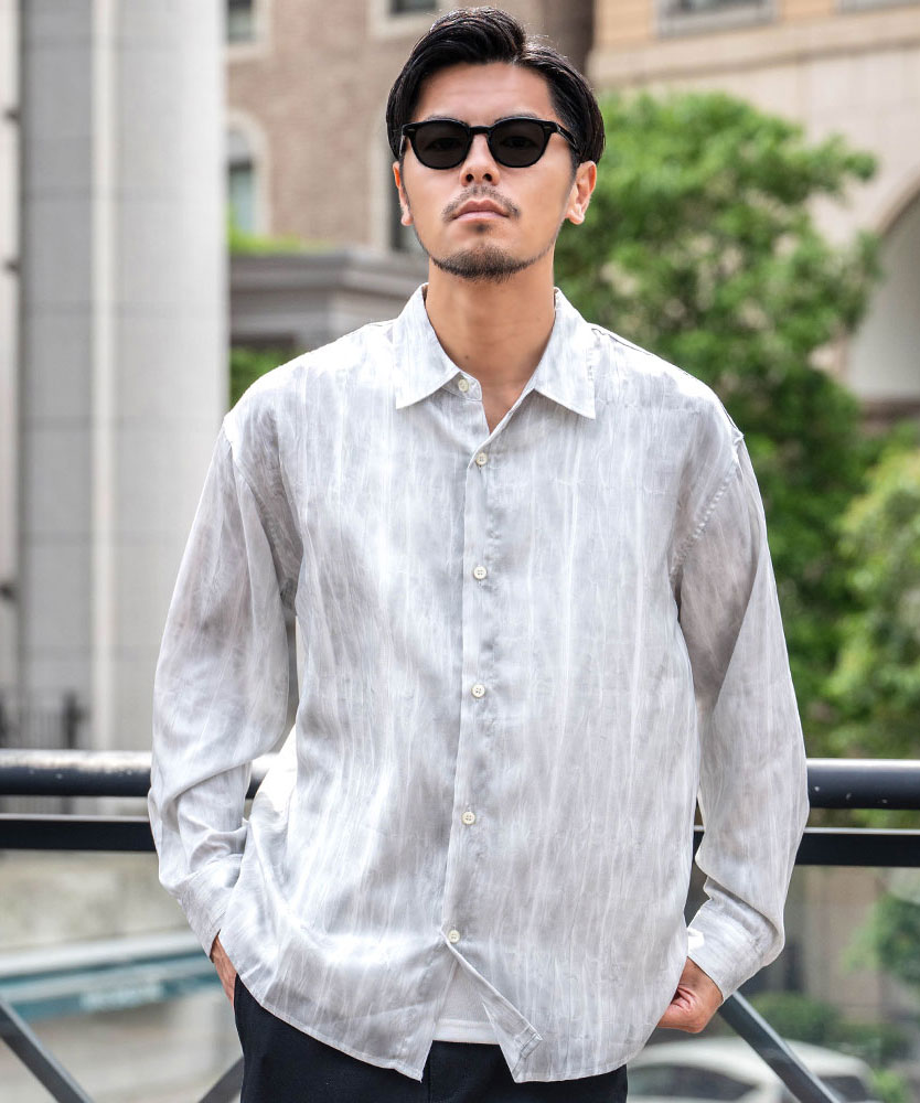 シャツ メンズ 半袖 ブランド 柄 半袖シャツ バロック調 総柄シャツ カジュアルシャツ 大きいサイズ ブラック ブルー ホワイト M L CavariA 20代 30代 40代 50代 クール ユニセックス 男性 男 服 春 夏 夏服 春夏 ファッション [CABD25-13]