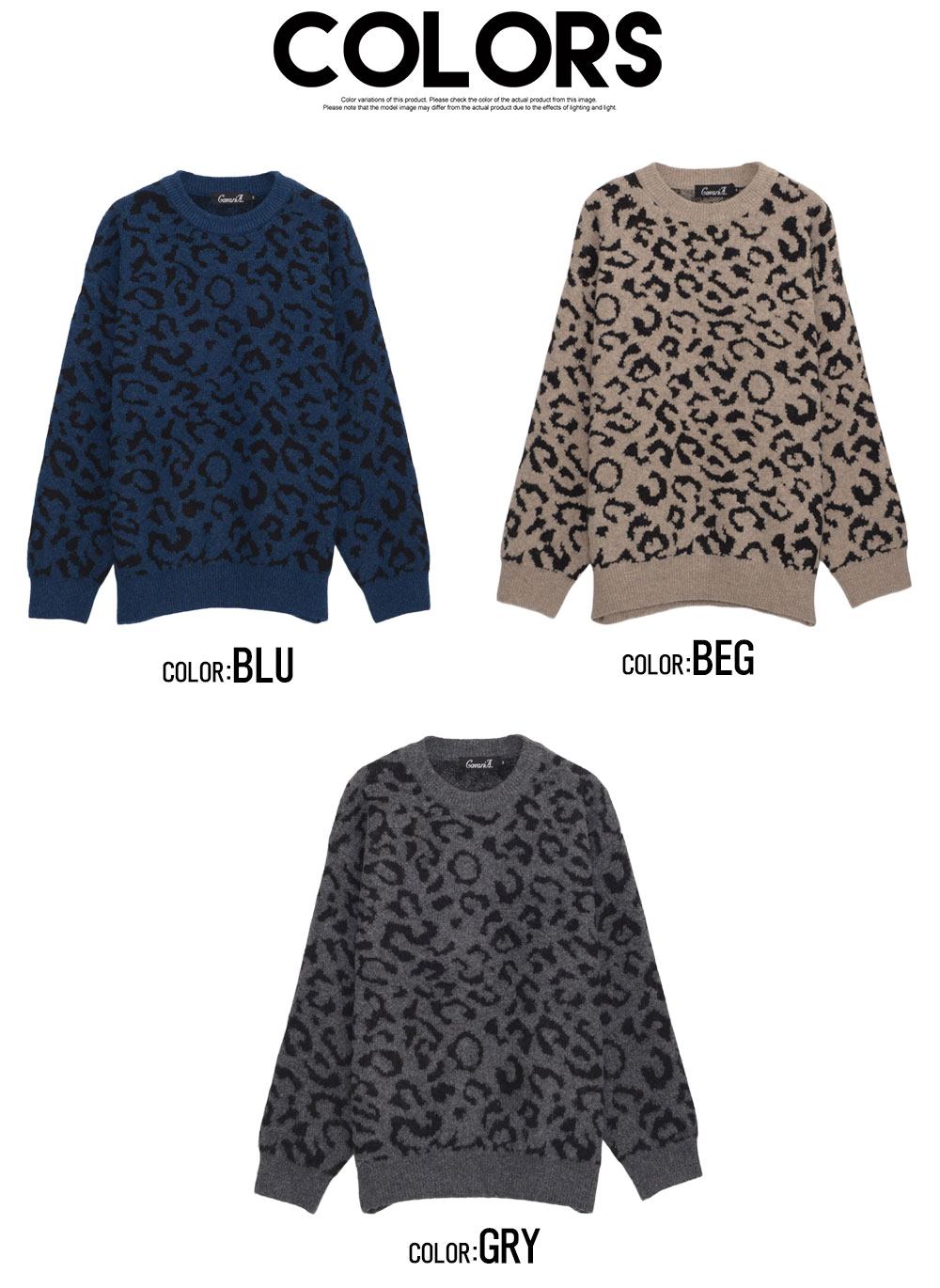 ブルマリン バラ&amp;ヒョウ柄定番高級レーヨンニット BILLABONG ビラボン ニット セーター レディース ヒョウ柄 レオパード