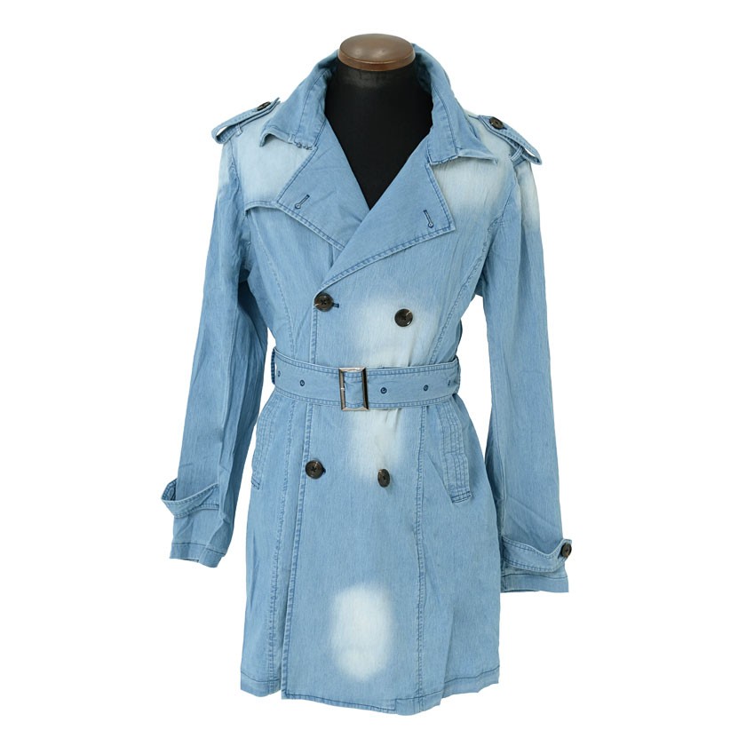 トレンチコート メンズ デニム Cavaria キャバリア ストレッチデニムトレンチコート 全2色 コート アウター 襟ワイヤー 上品 伸縮性 冬 秋 Cast19 97 シルバーバレット 通販 Yahoo ショッピング