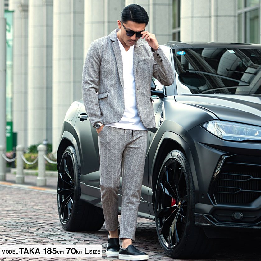 Quot セットアップ可 Cavaria きれいめ アンクルパンツ カジュアル スラックス スリム タイト ブランド ヘリンボーン ボトムス メンズ 伸縮 夏 大人 春 細身 全品最安値に挑戦 スラックス