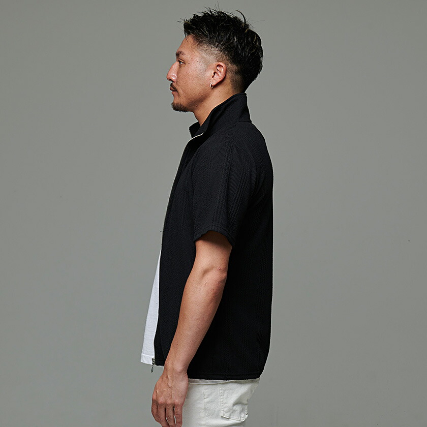 CavariA ブルゾン メンズ 春 夏 半袖 ゴルフ ジャケット