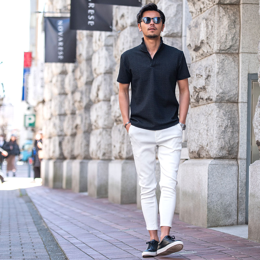 CavariA（キャバリア） ポロシャツ メンズ ブランド 半袖 トップス