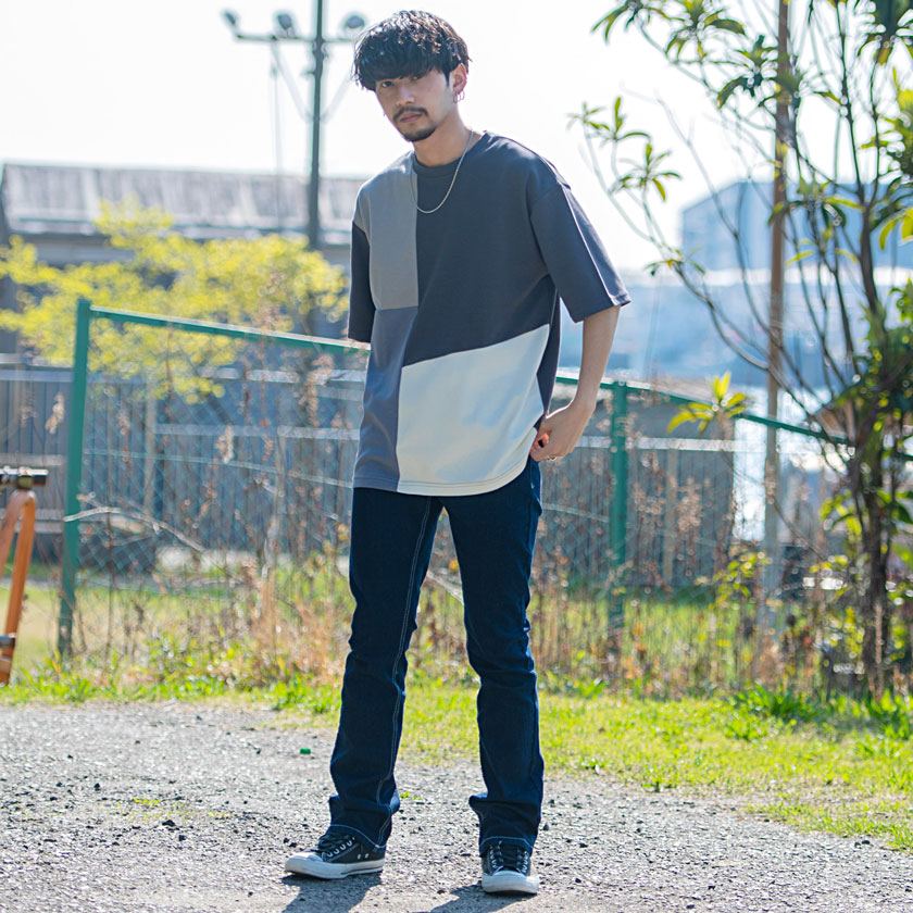 CavariA デニムパンツ メンズ ブランド おしゃれ ボトムス