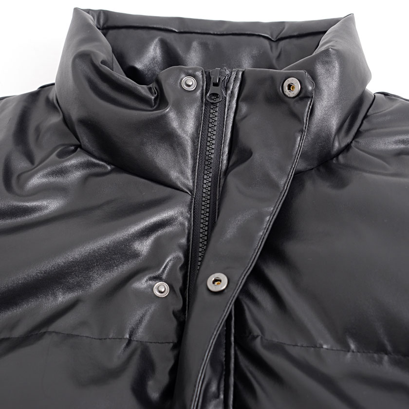 CavariA（キャバリア） 中綿ジャケット メンズ アウター ブルゾン 革