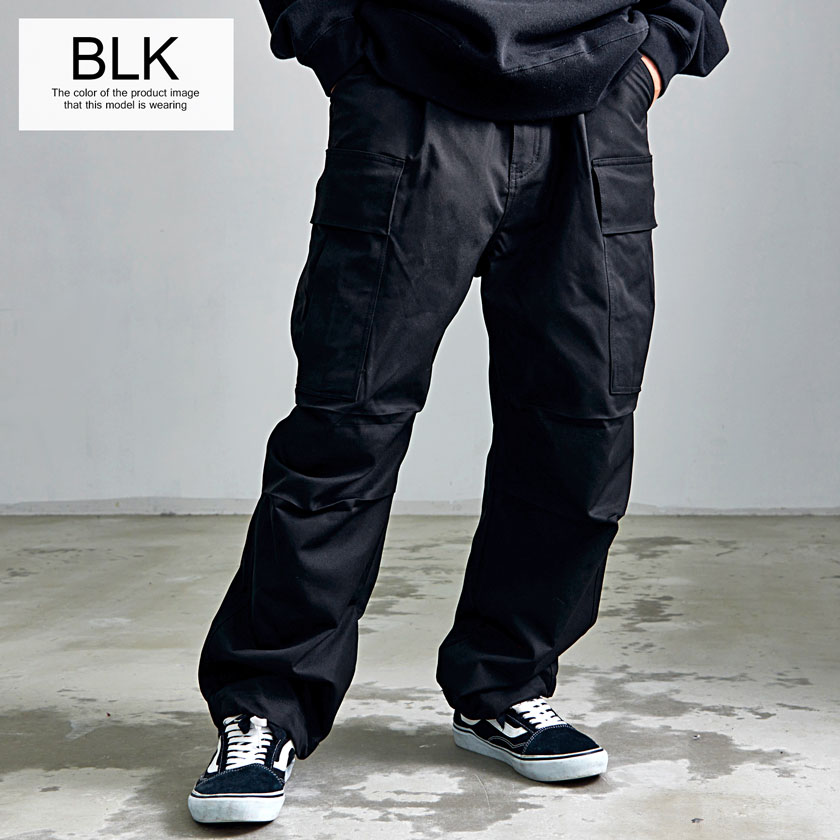 CavariA（キャバリア） カーゴパンツ メンズ ワイド ワーク ミリタリー