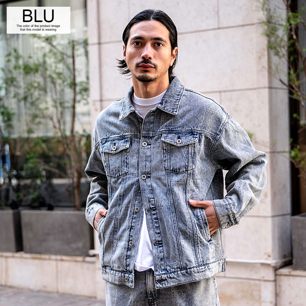 CavariA（キャバリア） デニムジャケット メンズ ブルゾン アウター