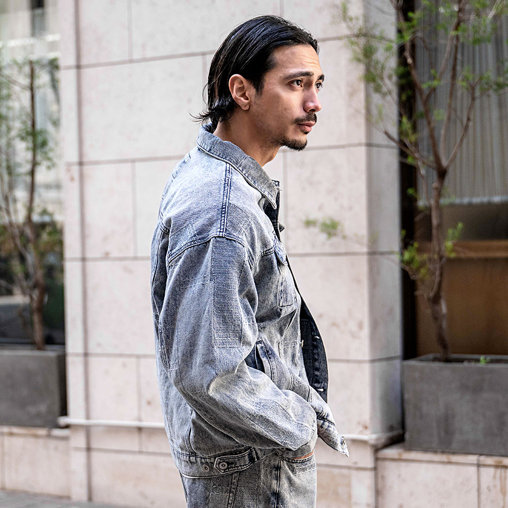 CavariA（キャバリア） デニムジャケット メンズ ブルゾン アウター