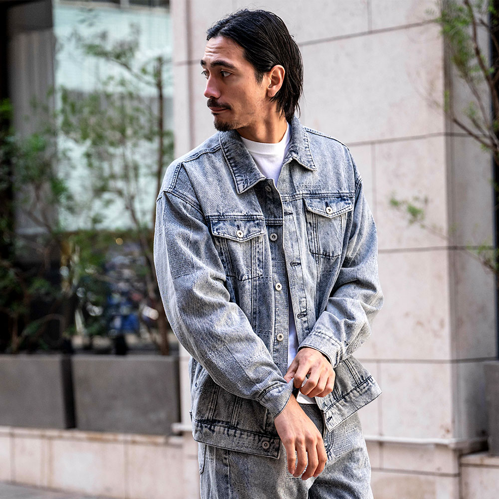 CavariA（キャバリア） デニムジャケット メンズ ブルゾン アウター