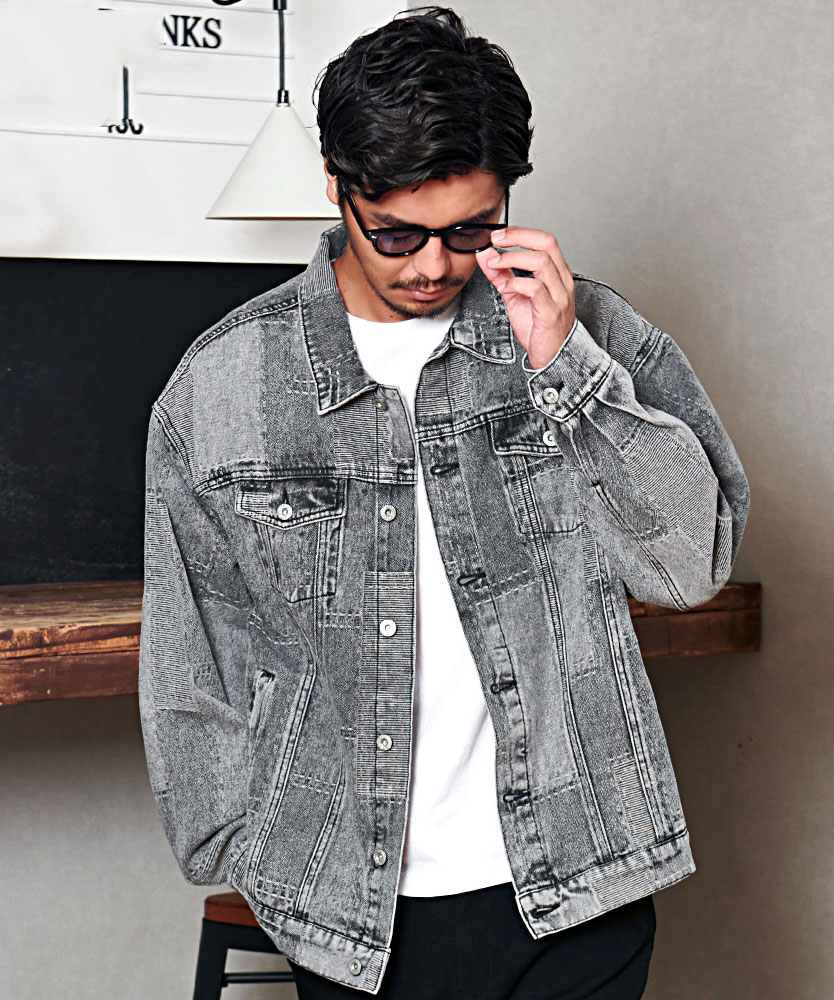 CavariA（キャバリア） デニムジャケット メンズ ブルゾン アウター