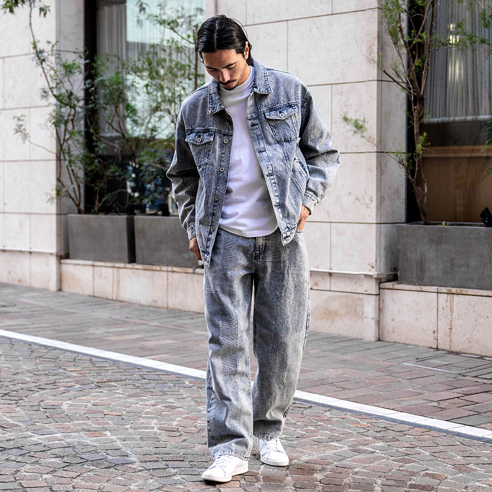 USA 古着 rocawear ブラックデニムパンツ ワイド バギー グランジ 2025年最新】ROCA wear デニムの人気アイテム - メルカリ