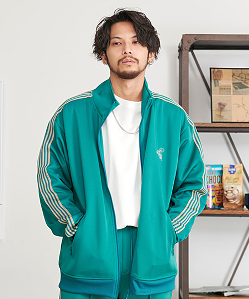 トラックジャケット L グリーン green studious 別注 緑 2 citerol.com.br