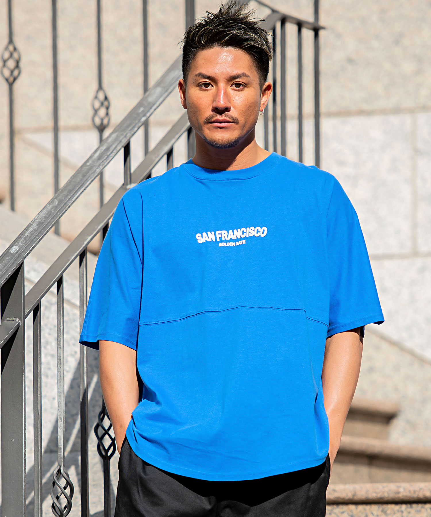 CavariA Tシャツ メンズ ブランド おしゃれ 大きいサイズ 半袖
