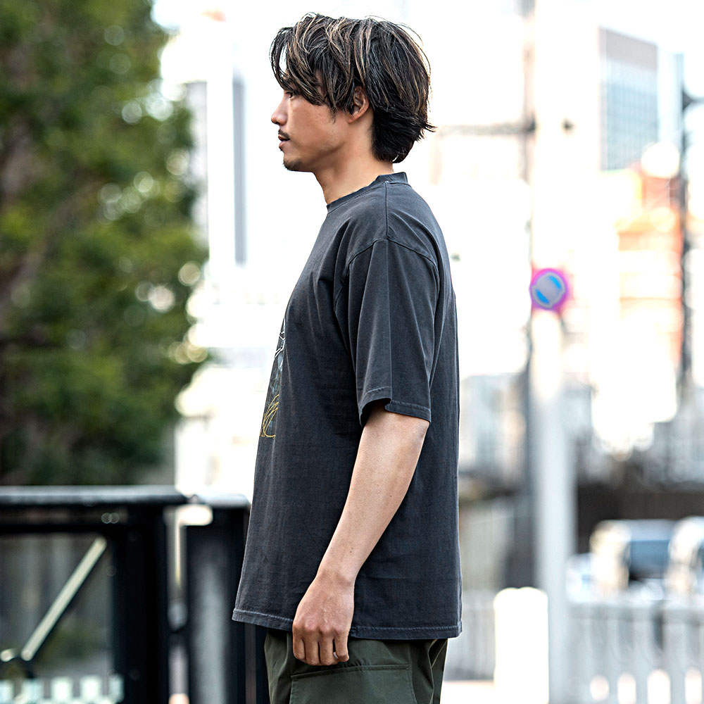 CavariA Tシャツ メンズ ブランド 半袖 古着風 大きいサイズ