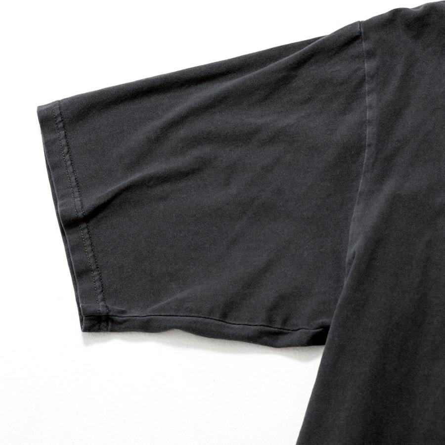Tシャツ メンズ ブランド 半袖 古着風 大きいサイズ プリント クルーネック 黒 M L コットン(郵)｜silverbulletxfuga｜15