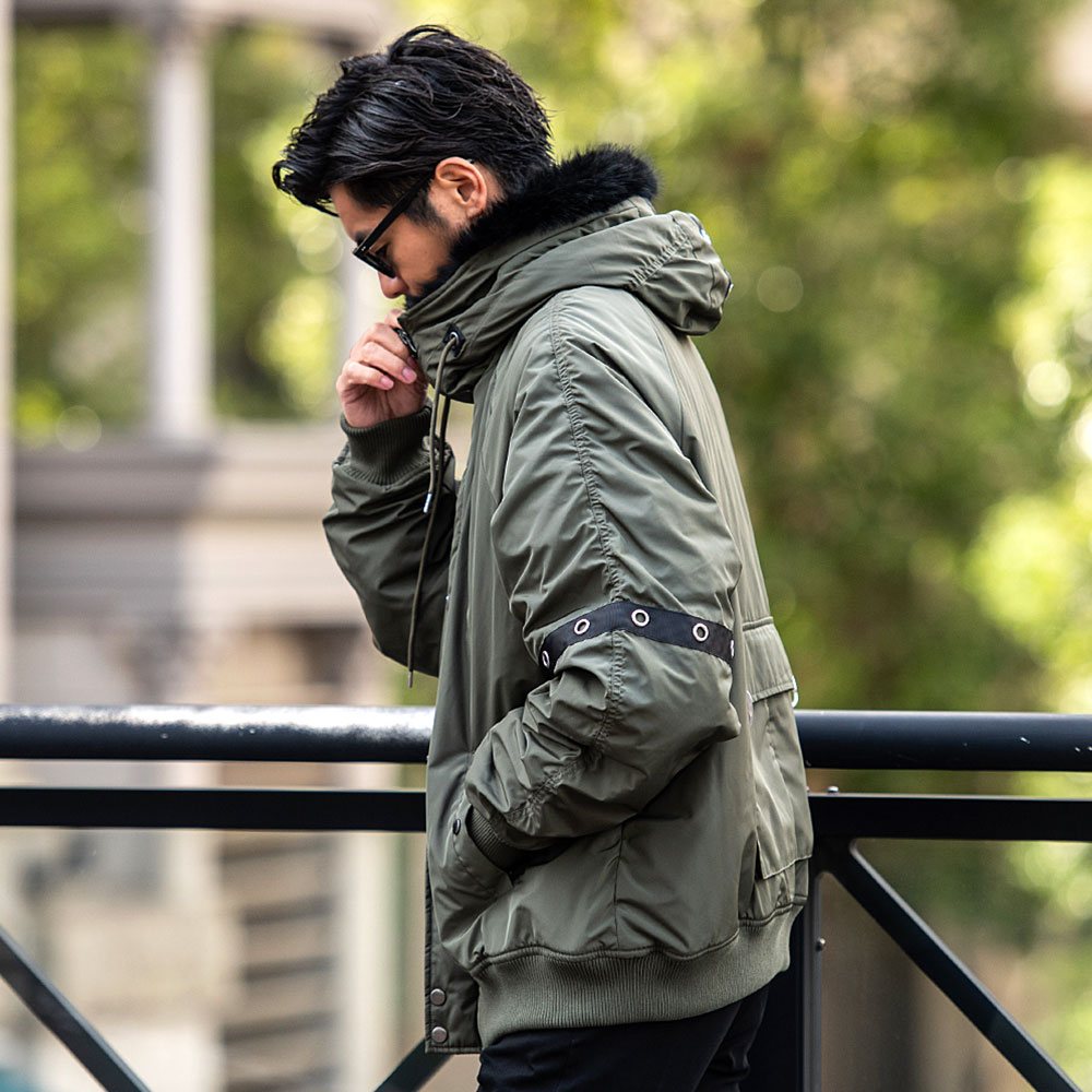 CavariA（キャバリア） N-2Bジャケット メンズ ブランド 暖かい