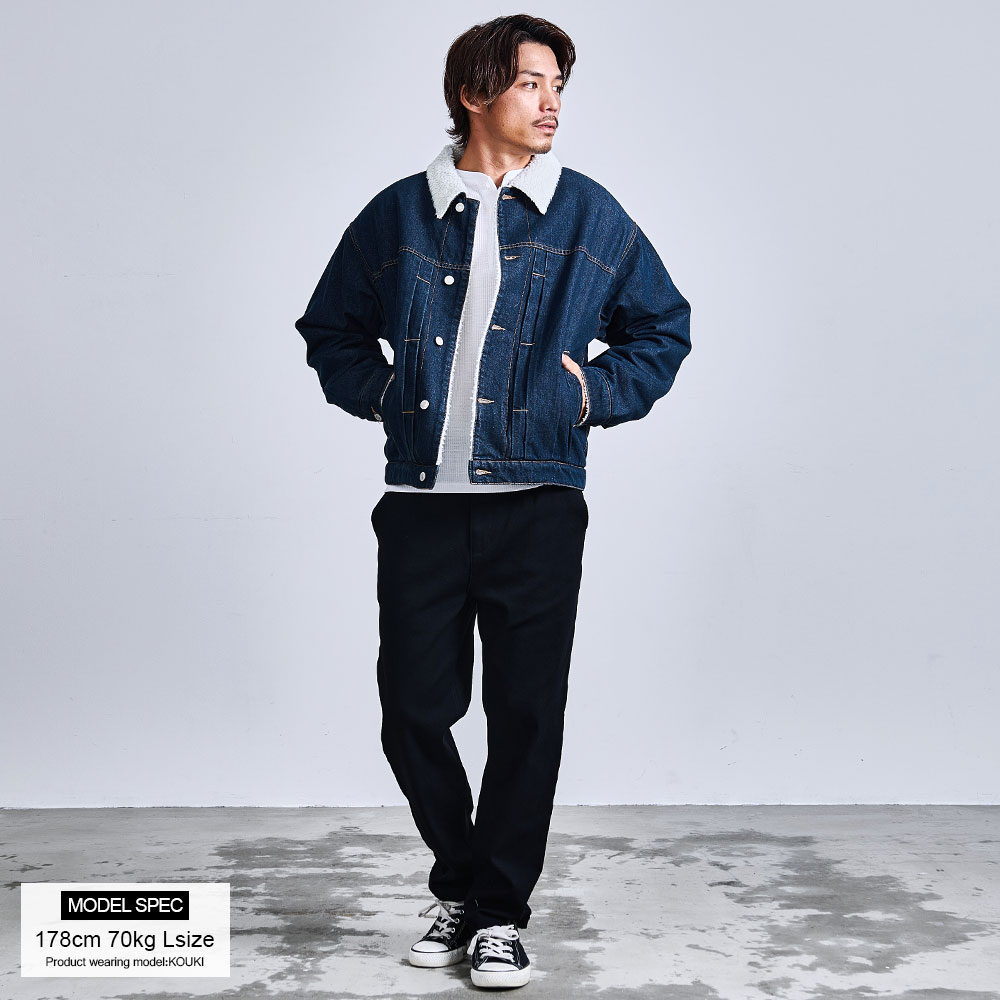 【美品】アワーレガシー　ホワイトデニムジャケット　クアドラプルコラボ　Lサイズ アワー レガシー(OUR LEGACY) 2024年春夏ウィメンズ&メンズ