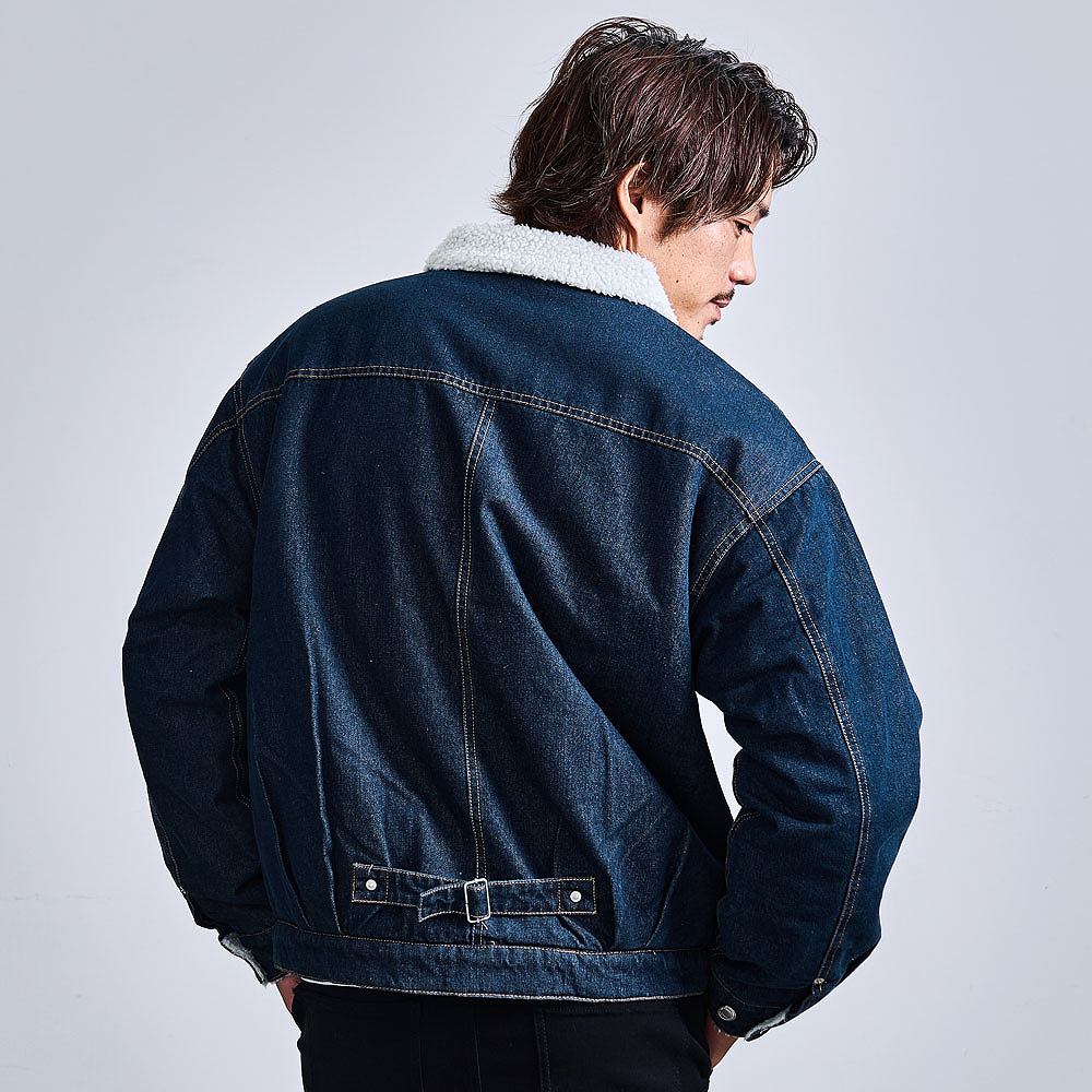 CavariA（キャバリア） デニムジャケット メンズ 裏ボア Gジャン