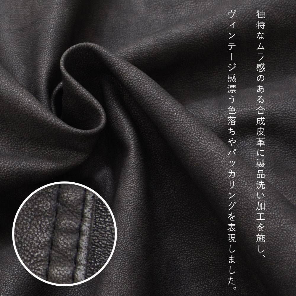 CavariA レザージャケット メンズ 革ジャン ライダース