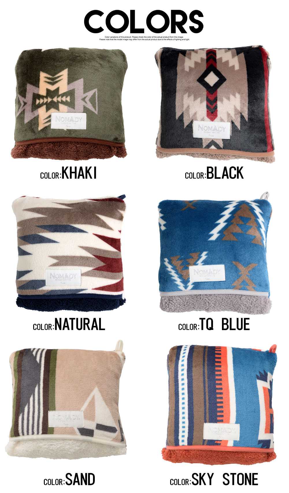 Amina ブランケット おしゃれ ひざ掛け 73×100 厚手 ふわふわ 暖かい