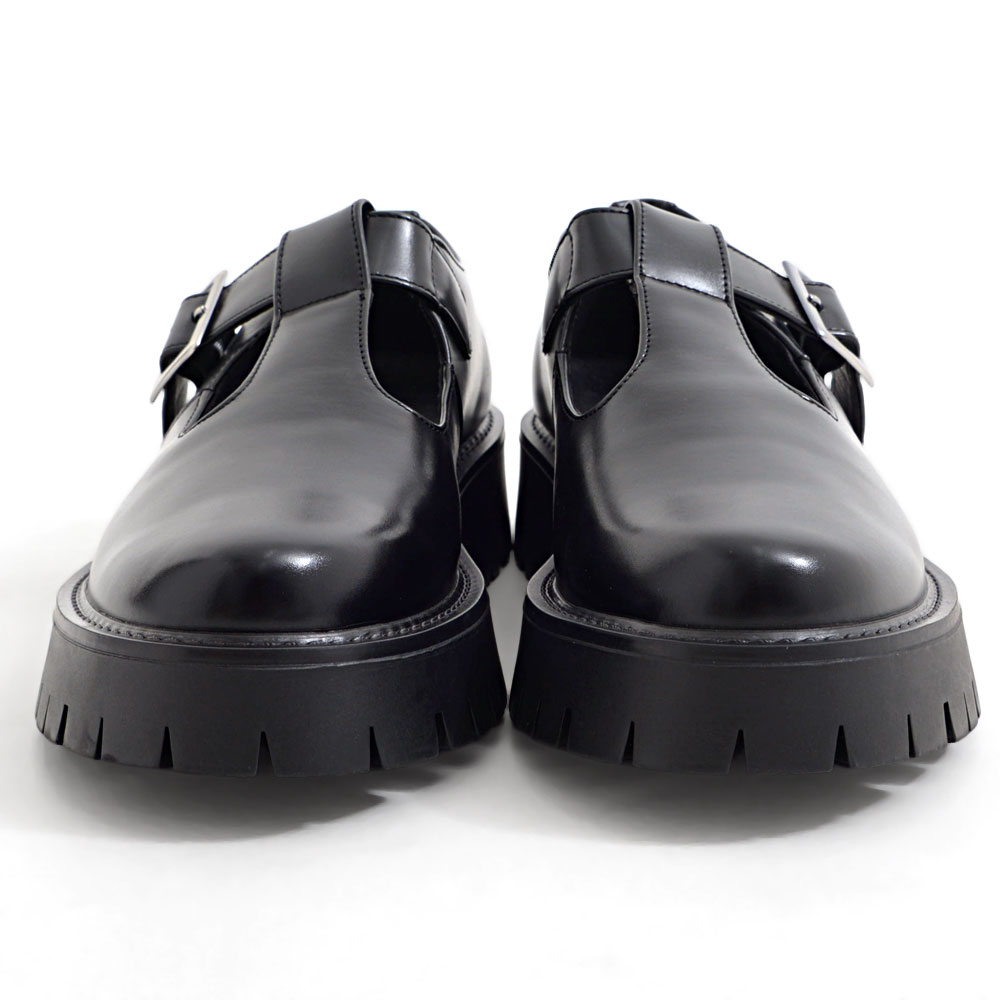 ブラックレザー ローファー 厚底 37 美品 Dr. Martens 黒 レザー ローファー厚底 【公式通販】
