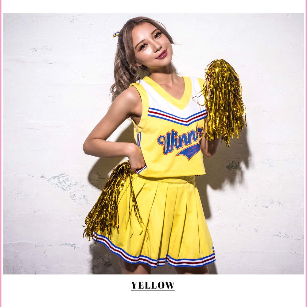 チア ユニフォーム コスプレ チアリーディング チアダンス コスチューム チアガール 衣装 チアリーダー チアダンス 大人 コスプレ