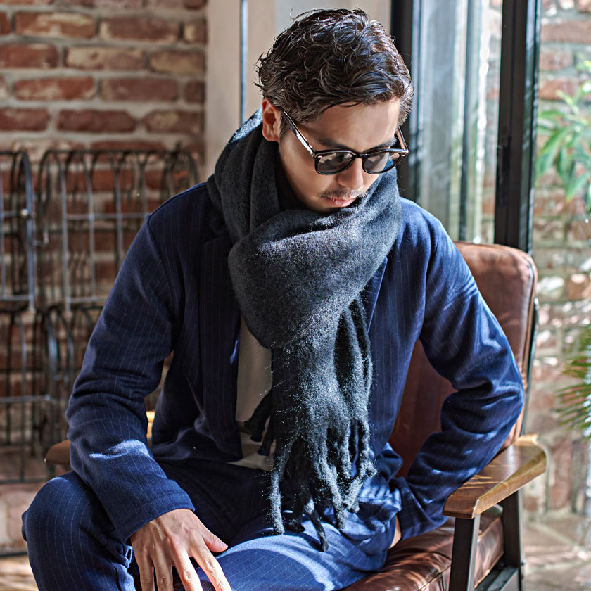 SILVER BULLET（シルバーバレット） マフラー メンズ レディース 大判